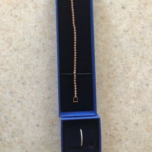 Swarovski Rose Gold Ring and Bracelet